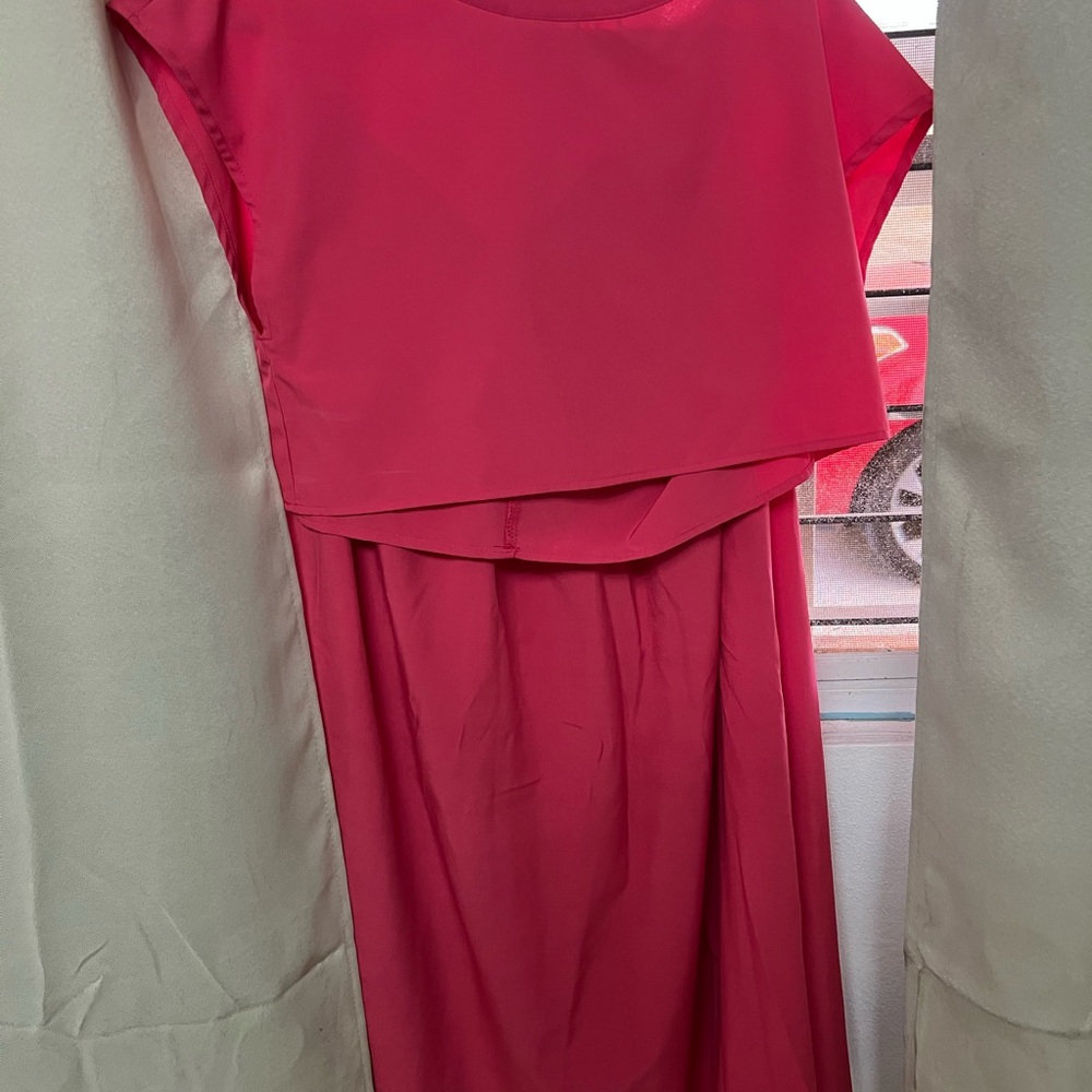 Elegant Pink Women's Dress